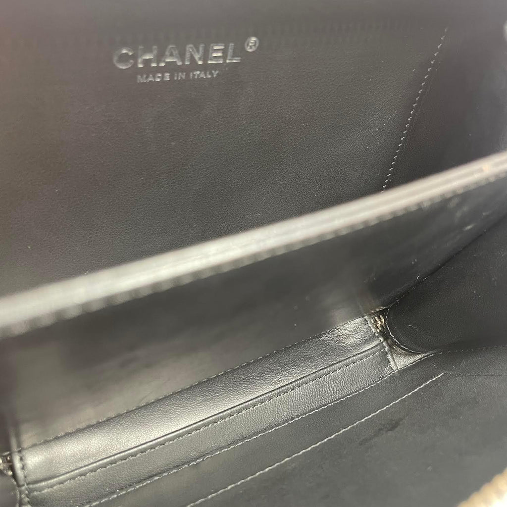 CHANEL Incognito CC Filigree Vanity Lambskin Shoulder Bag So Black