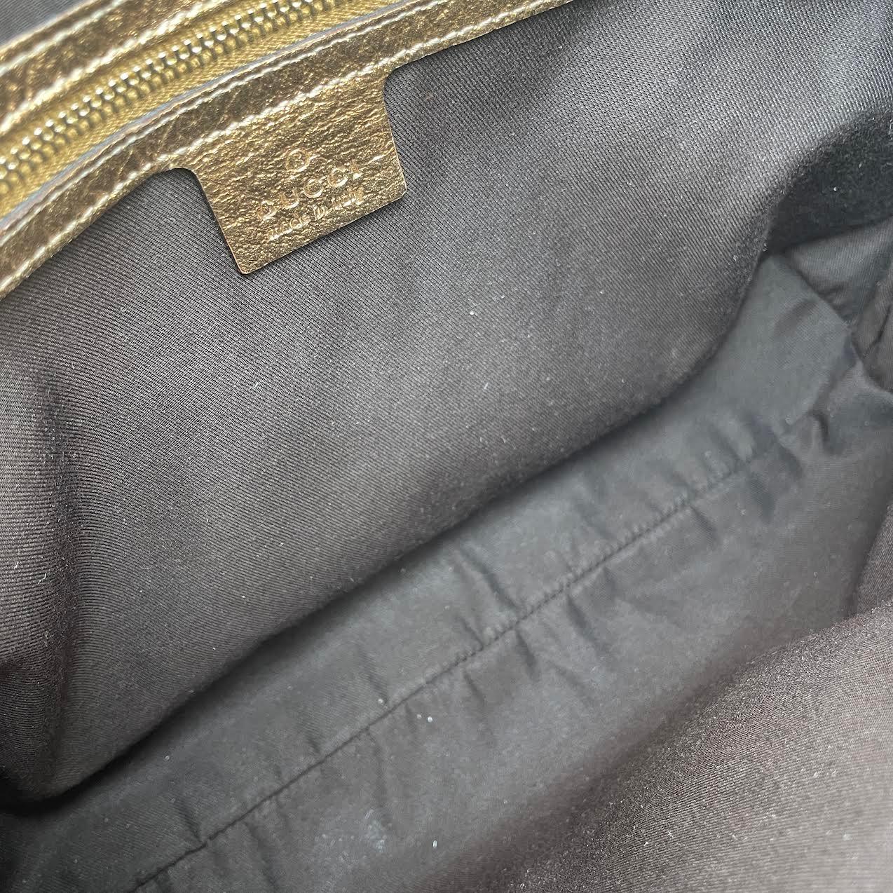GUCCI Hasler Hobo Leather Bag - OUTLET ITEM FINAL SALE