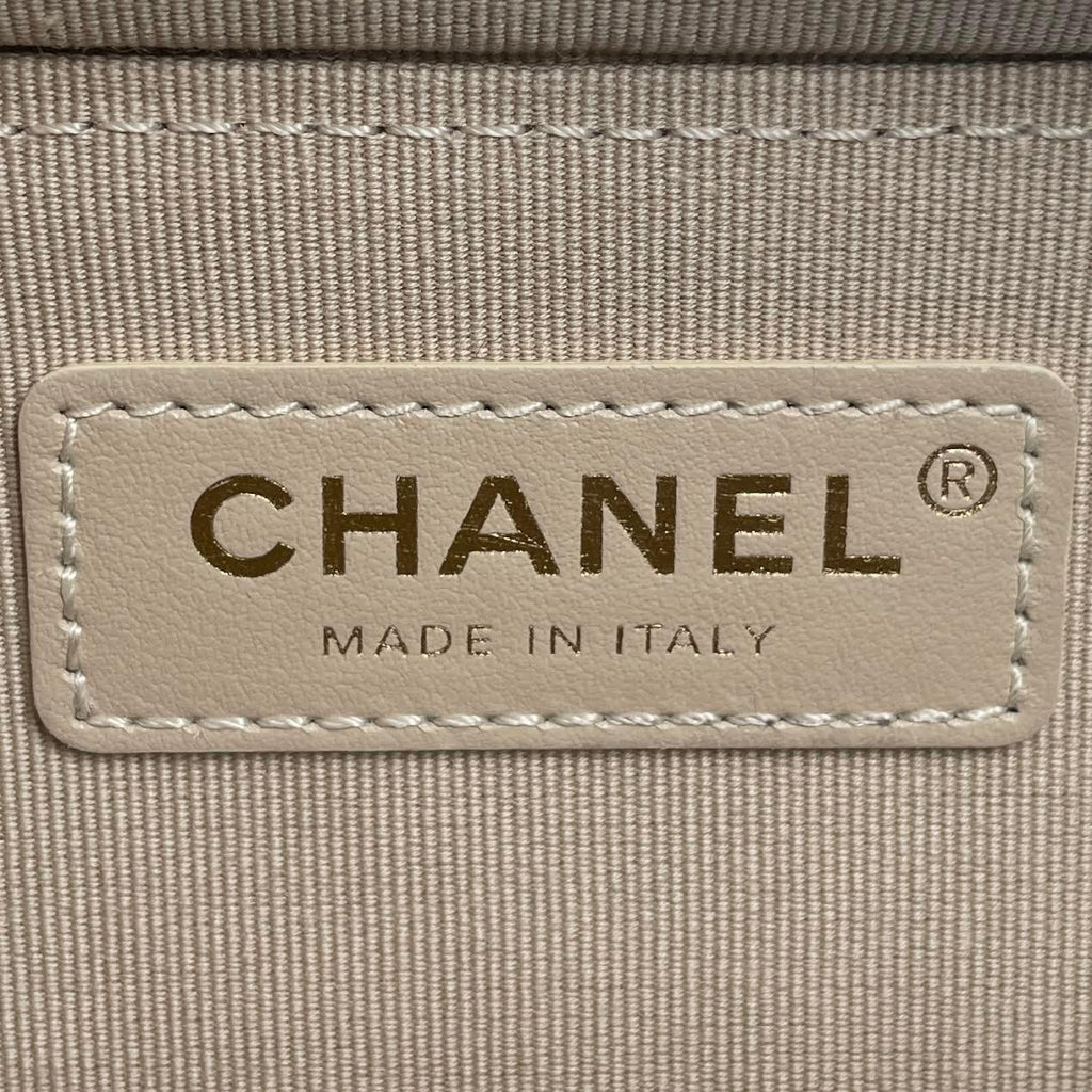 CHANEL Metallic Lambskin Like A Wallet Flap Golden Pink