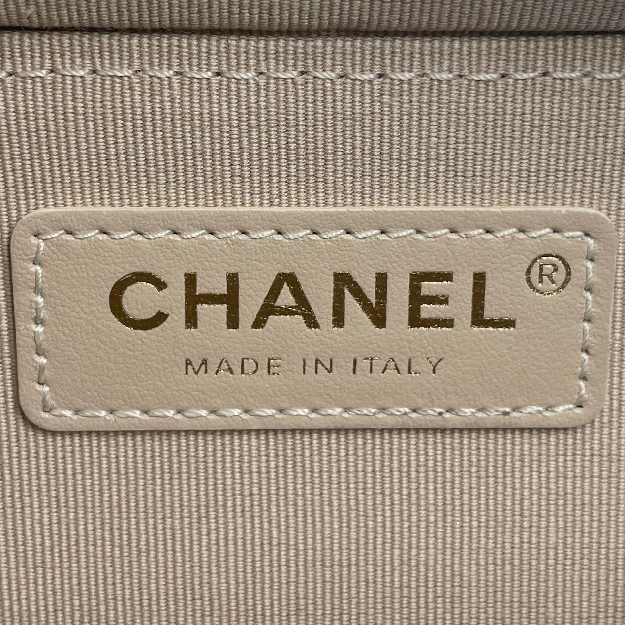CHANEL Metallic Lambskin Like A Wallet Flap Golden Pink