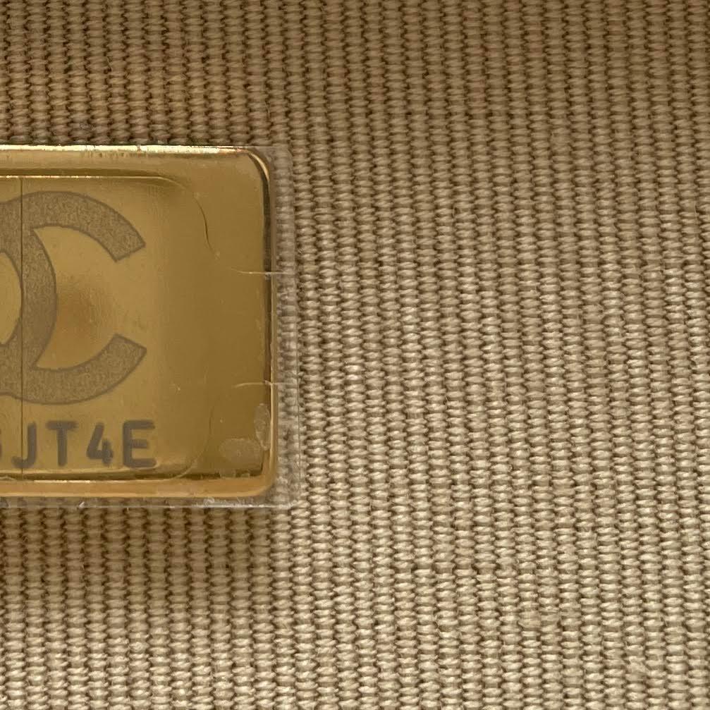 CHANEL Metallic Lambskin Like A Wallet Flap Golden Pink