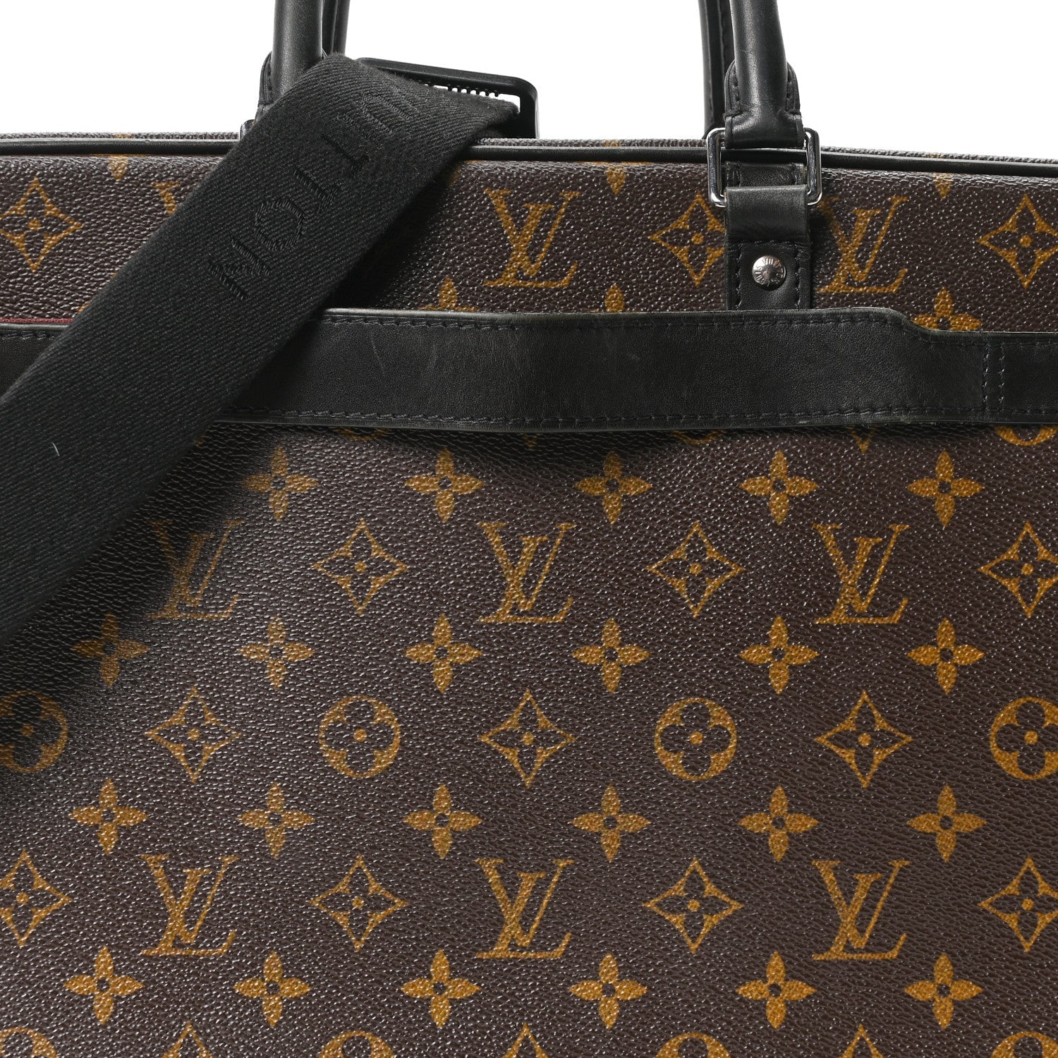Louis Vuitton Monogram Macassar Porte-Documents Voyage GM