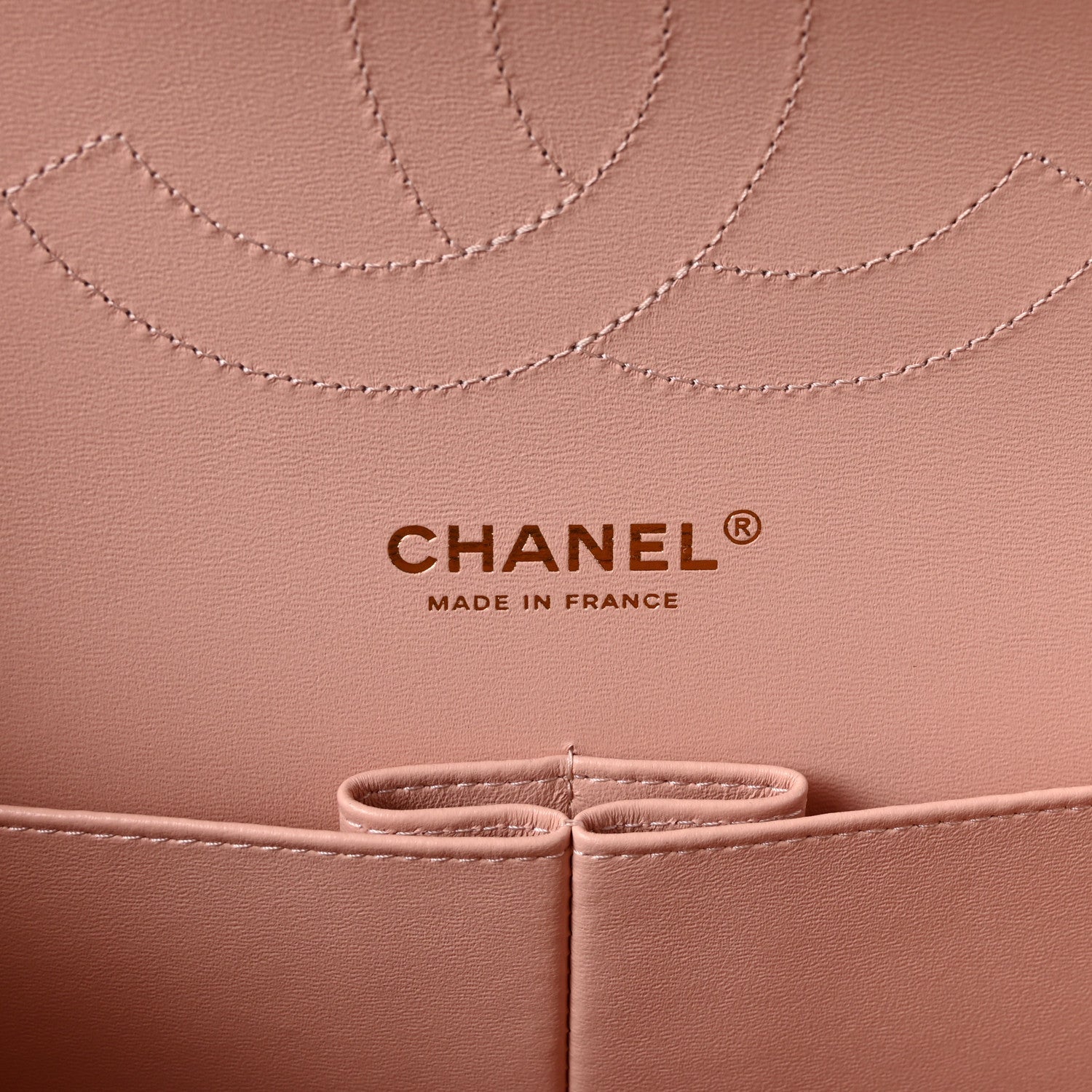 Chanel Caviar Quilted Jumbo Double Flap Light Pink