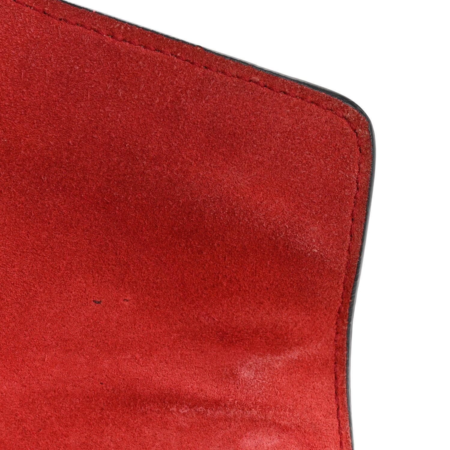 Gucci GG Supreme Monogram Suede Mini Dionysus Shoulder Bag Beige Ebony Vulcanic Red