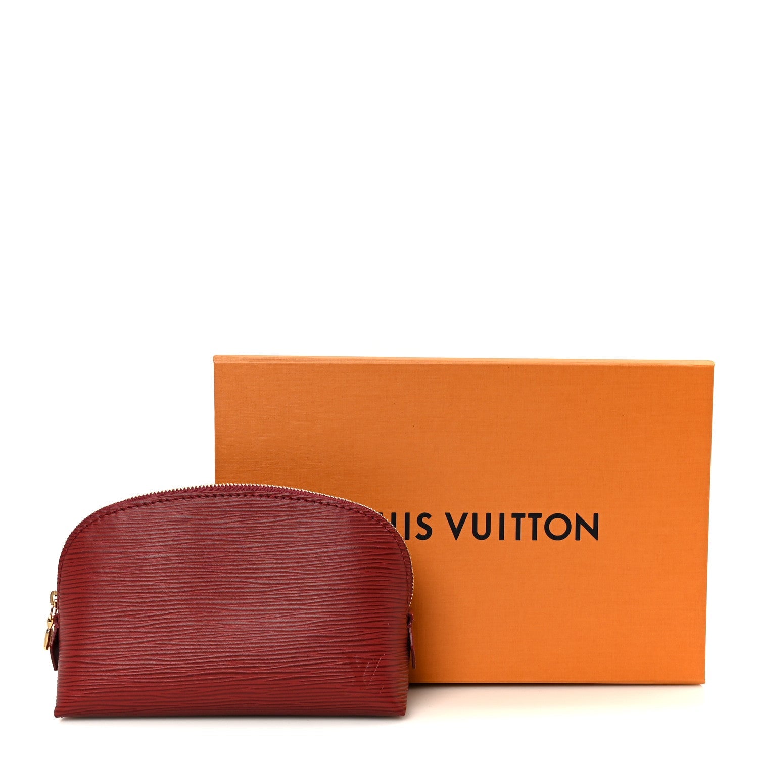 Louis Vuitton Epi Cosmetic Pouch PM Monogram Red