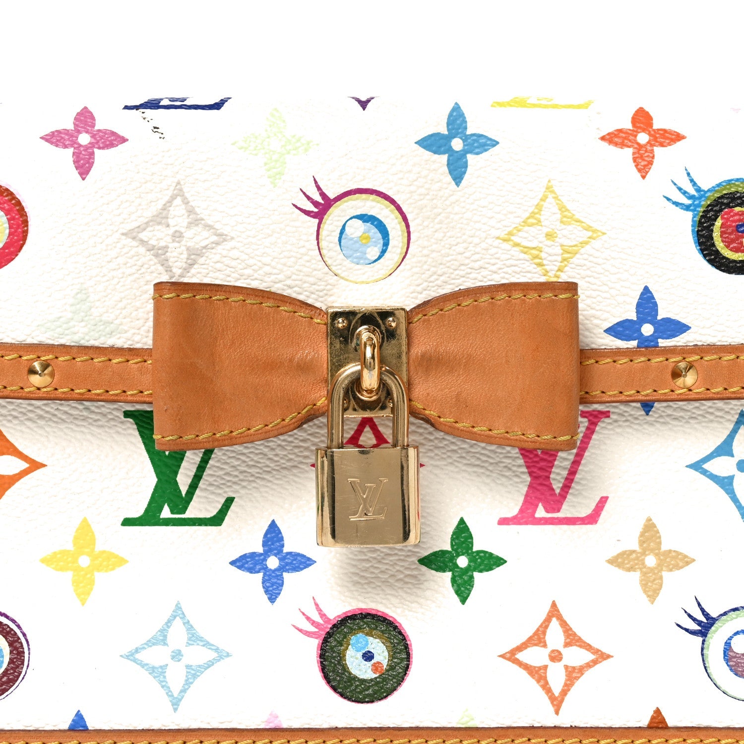 Louis Vuitton Monogram Multicolor Eye Miss You White