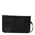 Louis Vuitton Empreinte Monogram Giant Neverfull MM Pochette Black