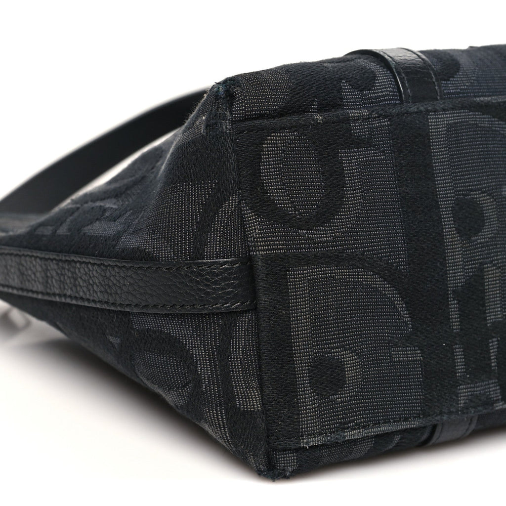 Christian Dior Maxi Oblique Jacquard Weekender 25 Black