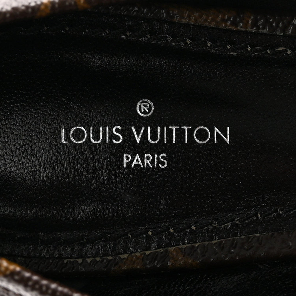 Louis Vuitton Monogram Upper Case Flat Loafer 38.5