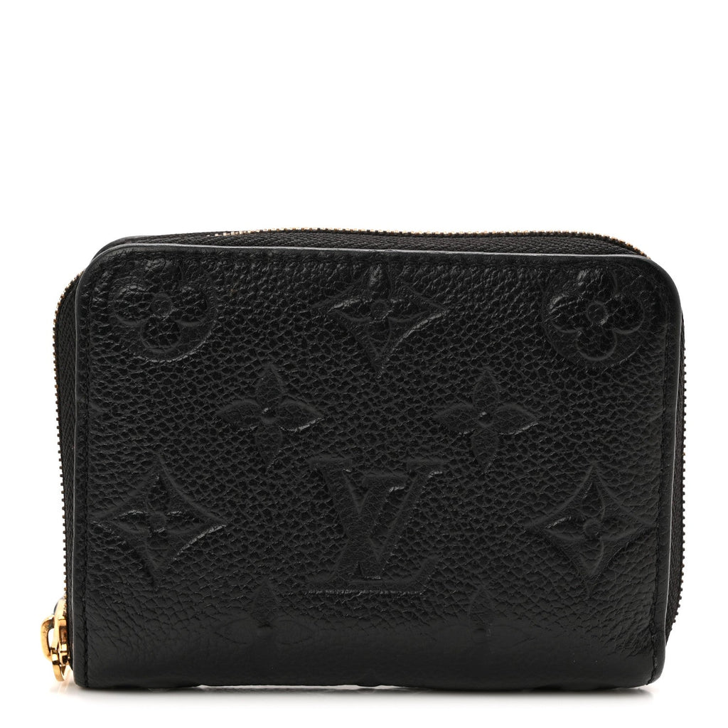 Louis Vuitton Empreinte Zippy Coin Purse Black