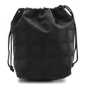 Chanel Nylon Travel Drawstring Bag Black