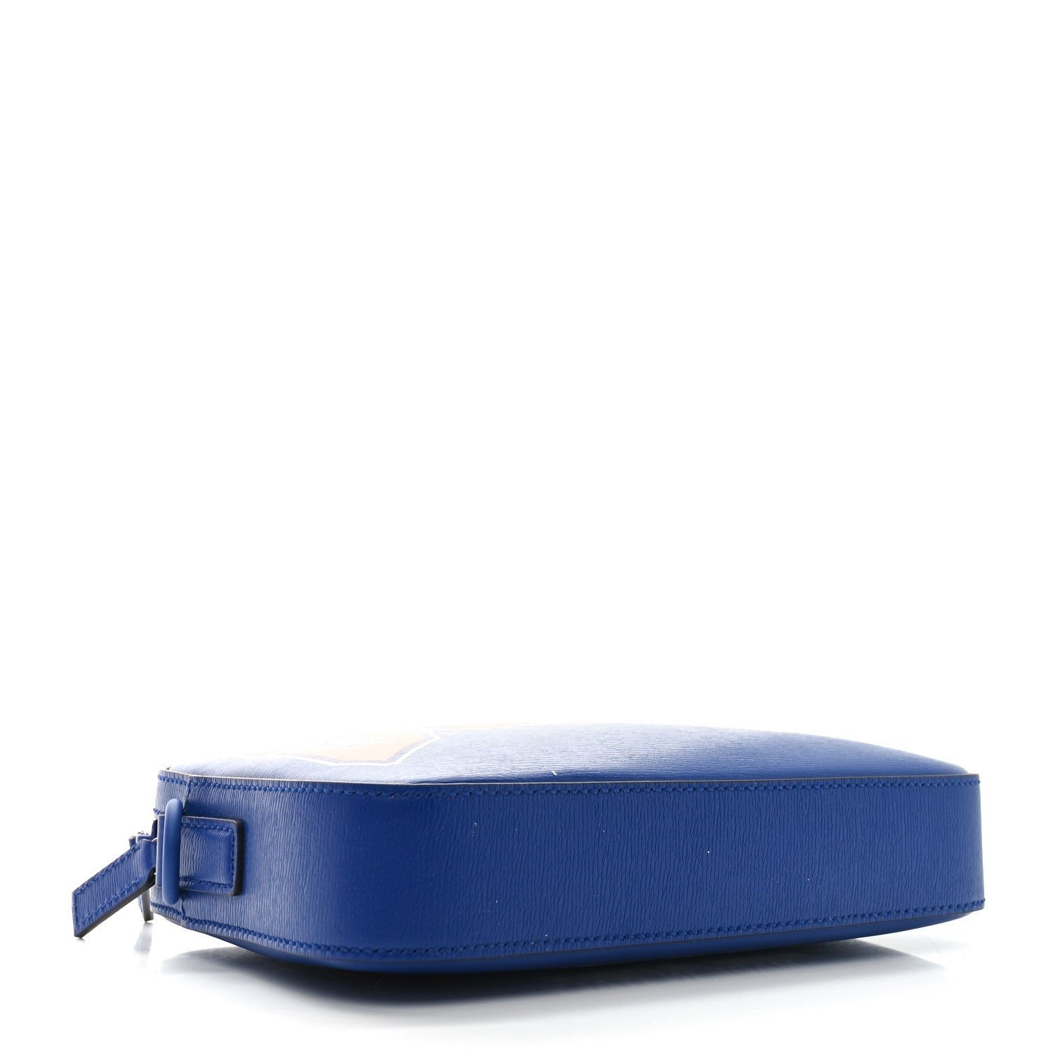 Gucci New Shanghai Calfskin Interlocking G Logo Camera Crossbody Bag Cobalt Blue Orange