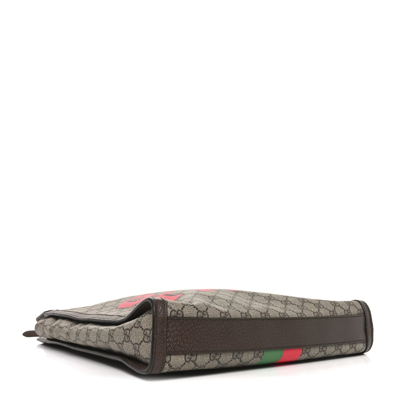 Gucci GG Supreme Monogram Textured Dollar Calfskin Web Gucci Tiger Slip Handle Tote Beige Ebony Live Red New Shamarock New Acero