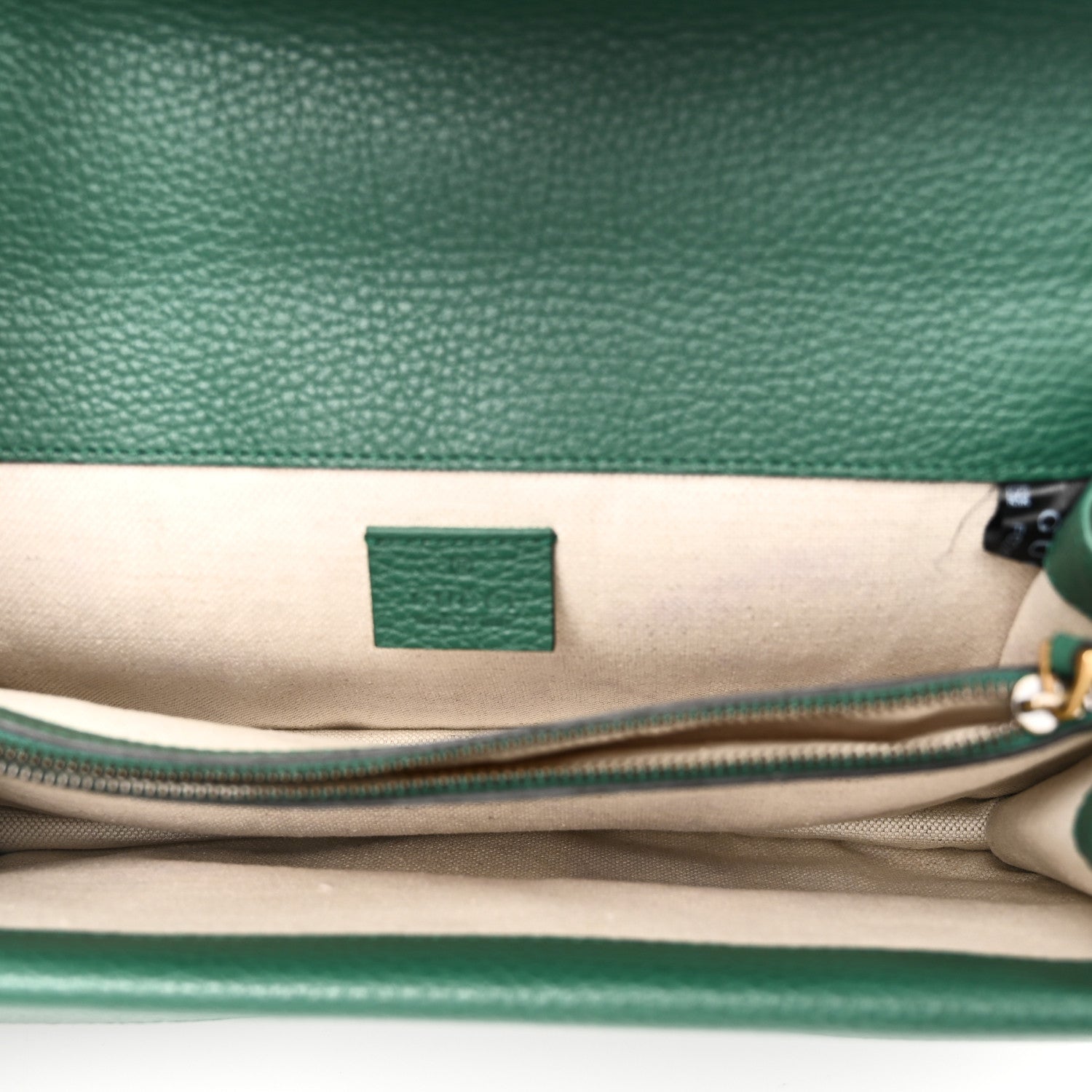 Gucci Pebbled Calfskin Small Dionysus Shoulder Bag Emerald