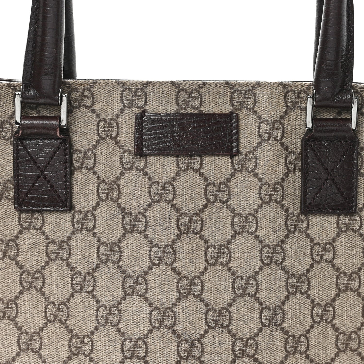 Gucci GG Plus Monogram Small Vertical Tote Dark Brown