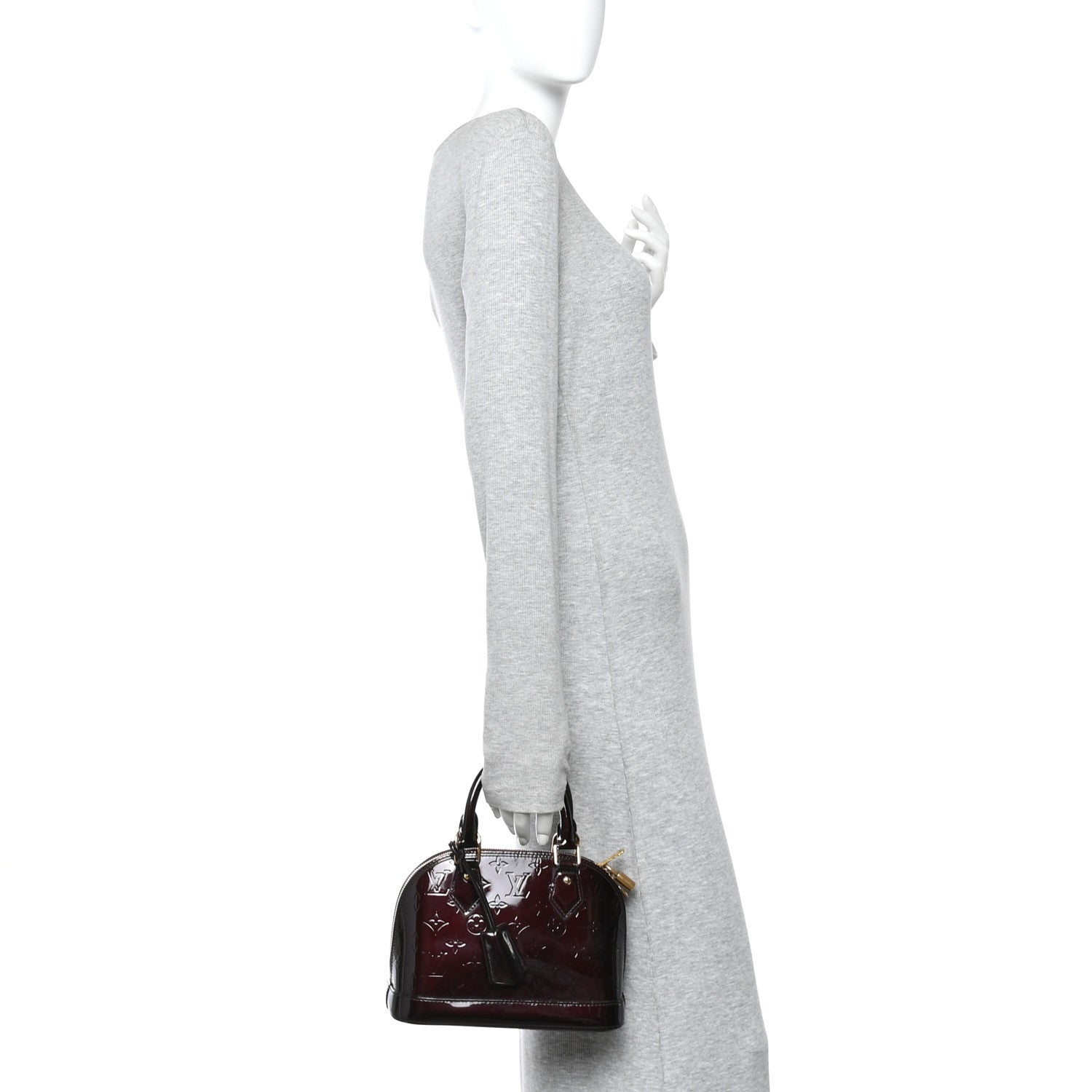 Louis Vuitton Vernis Alma BB Amarante