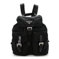 Prada Nylon Vela Small Backpack Black
