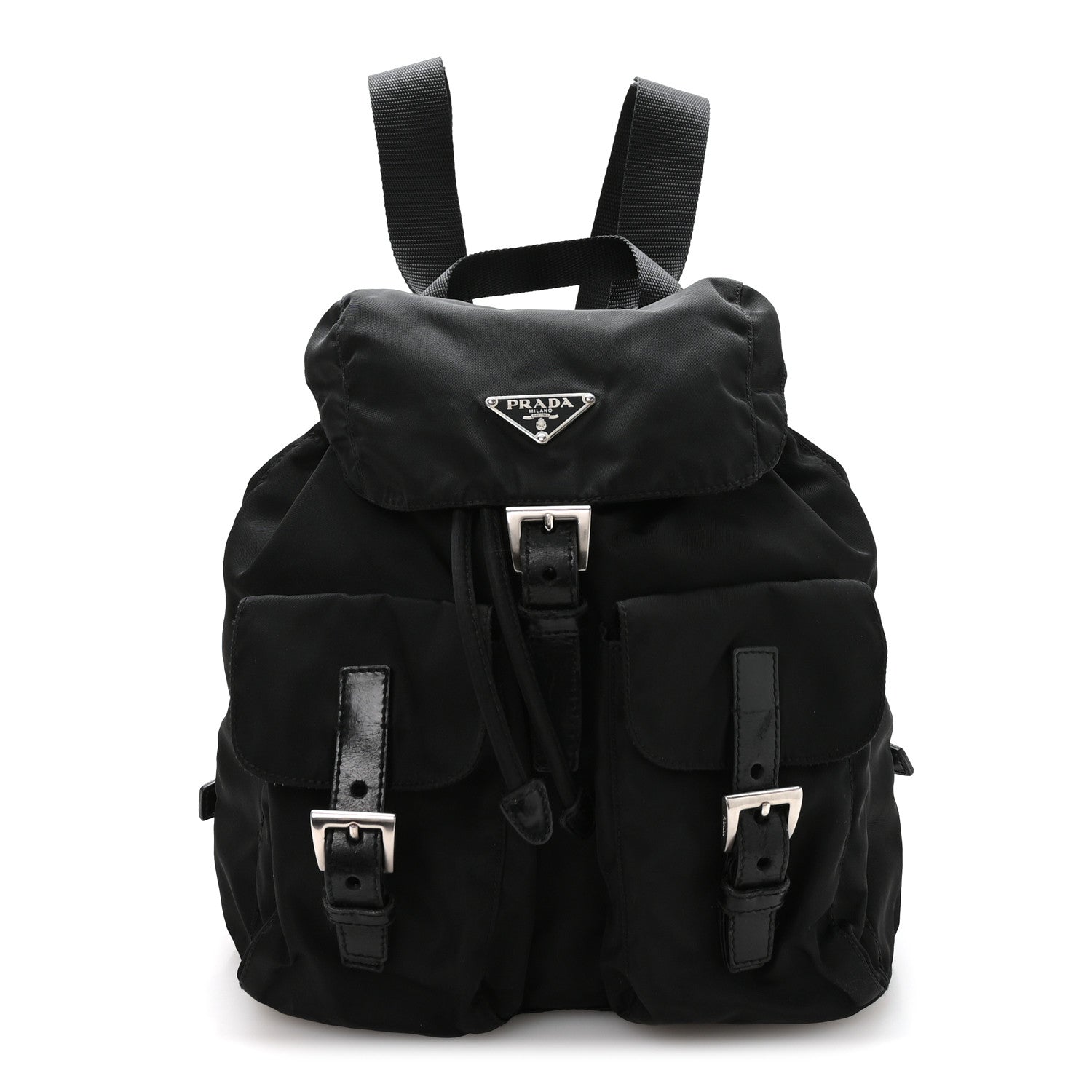 Prada Nylon Vela Small Backpack Black