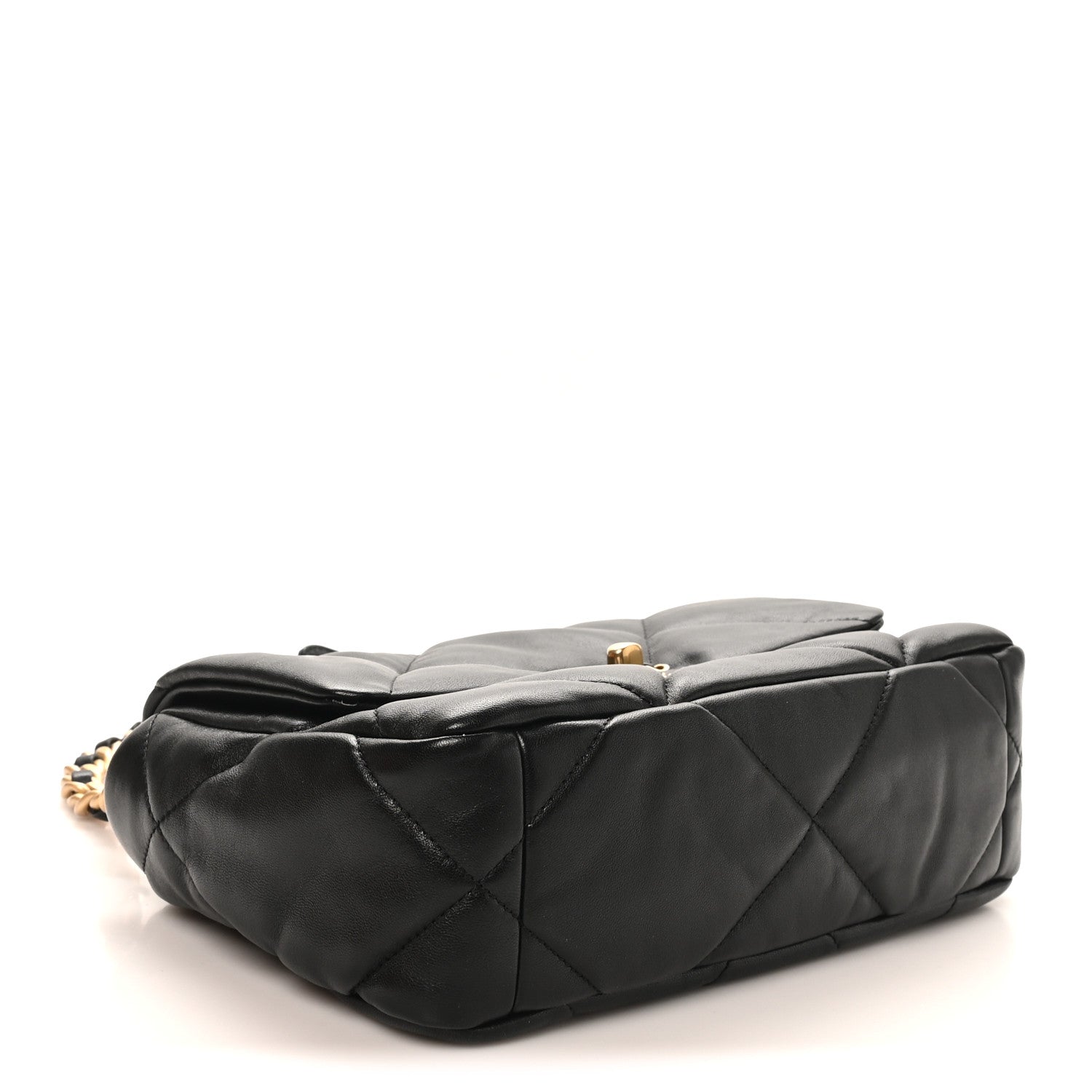 Chanel Lambskin Quilted Medium Chanel 19 Flap Black