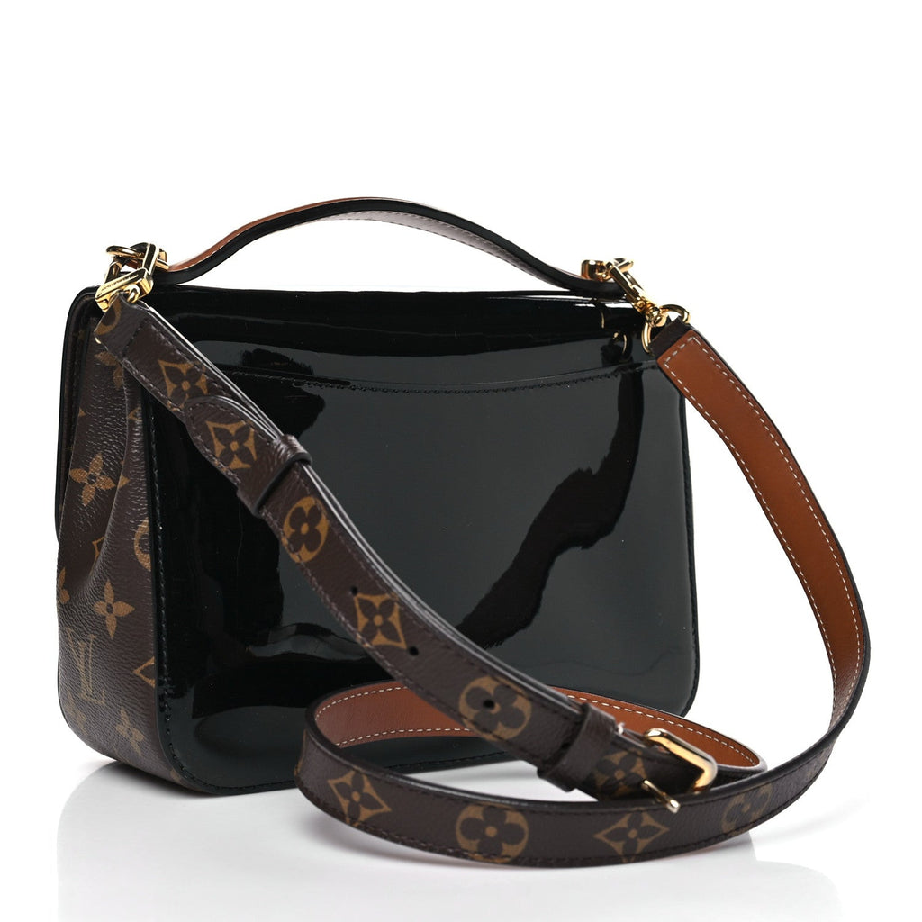 Louis Vuitton Patent Calfskin Monogram Cherrywood BB Black
