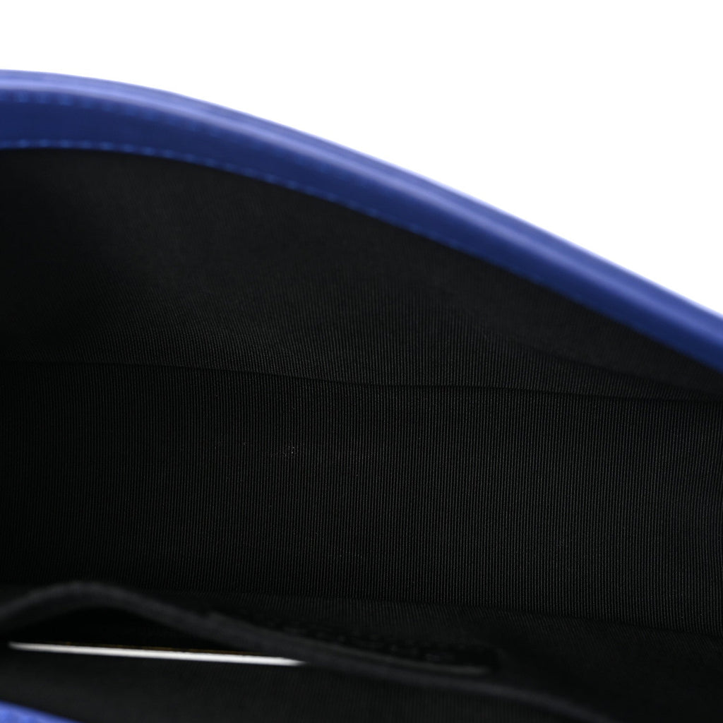 Chanel Calfskin Quilted Medium Boy Flap Blue