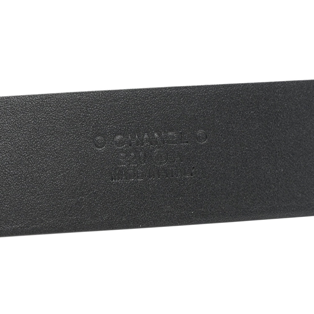 Calfskin Paris Button CC Belt 100 40 Black