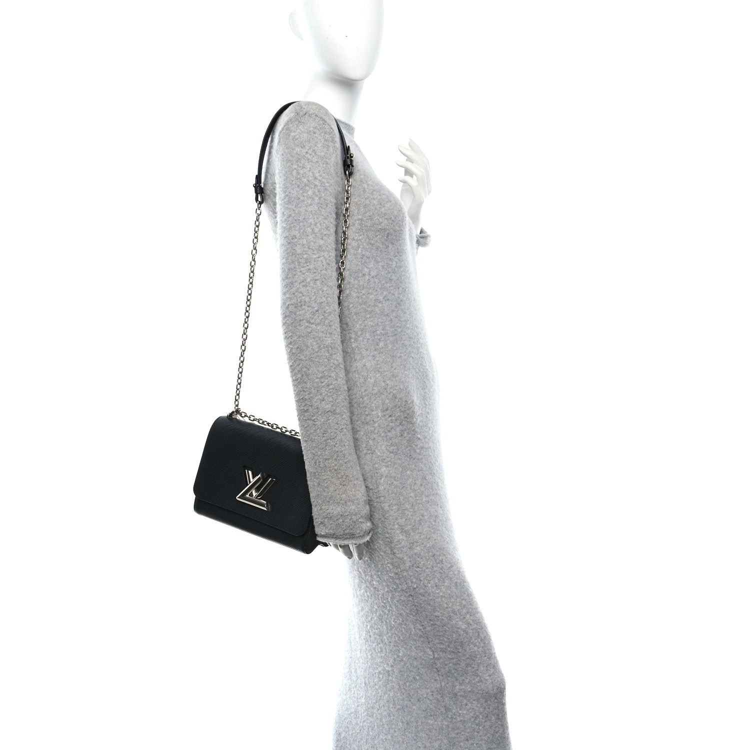 Louis Vuitton Epi Twist Shoulder Bag PM Black