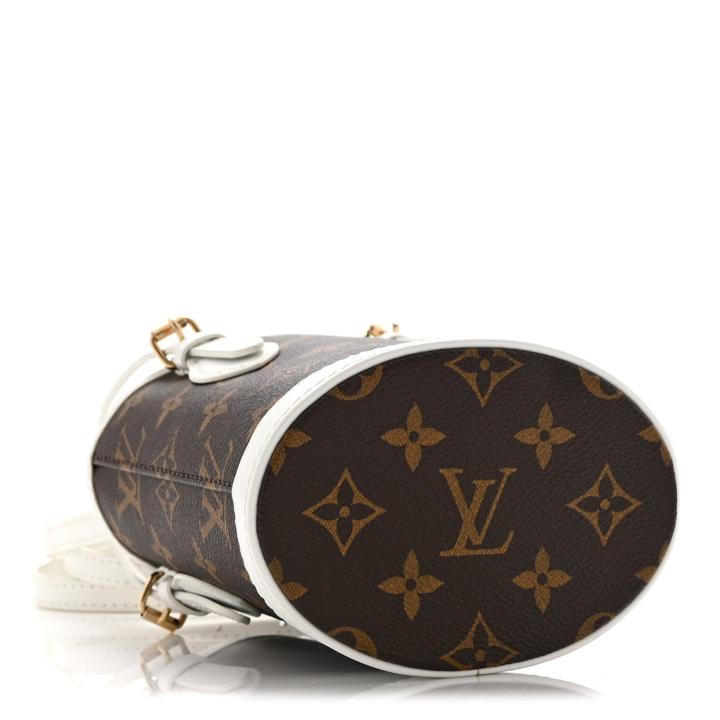 Louis Vuitton Monogram LV Match Nano Bucket Bag White