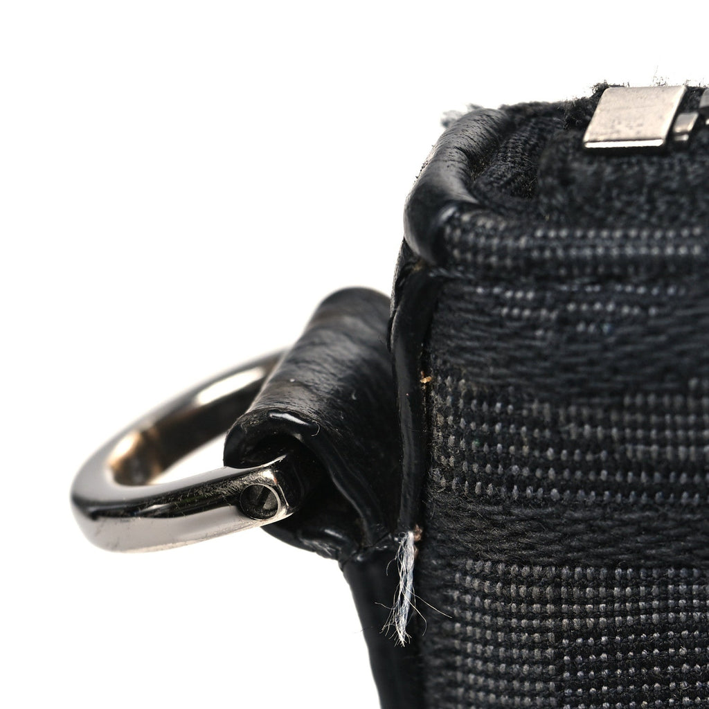 Christian Dior Maxi Oblique Jacquard Weekender 25 Black