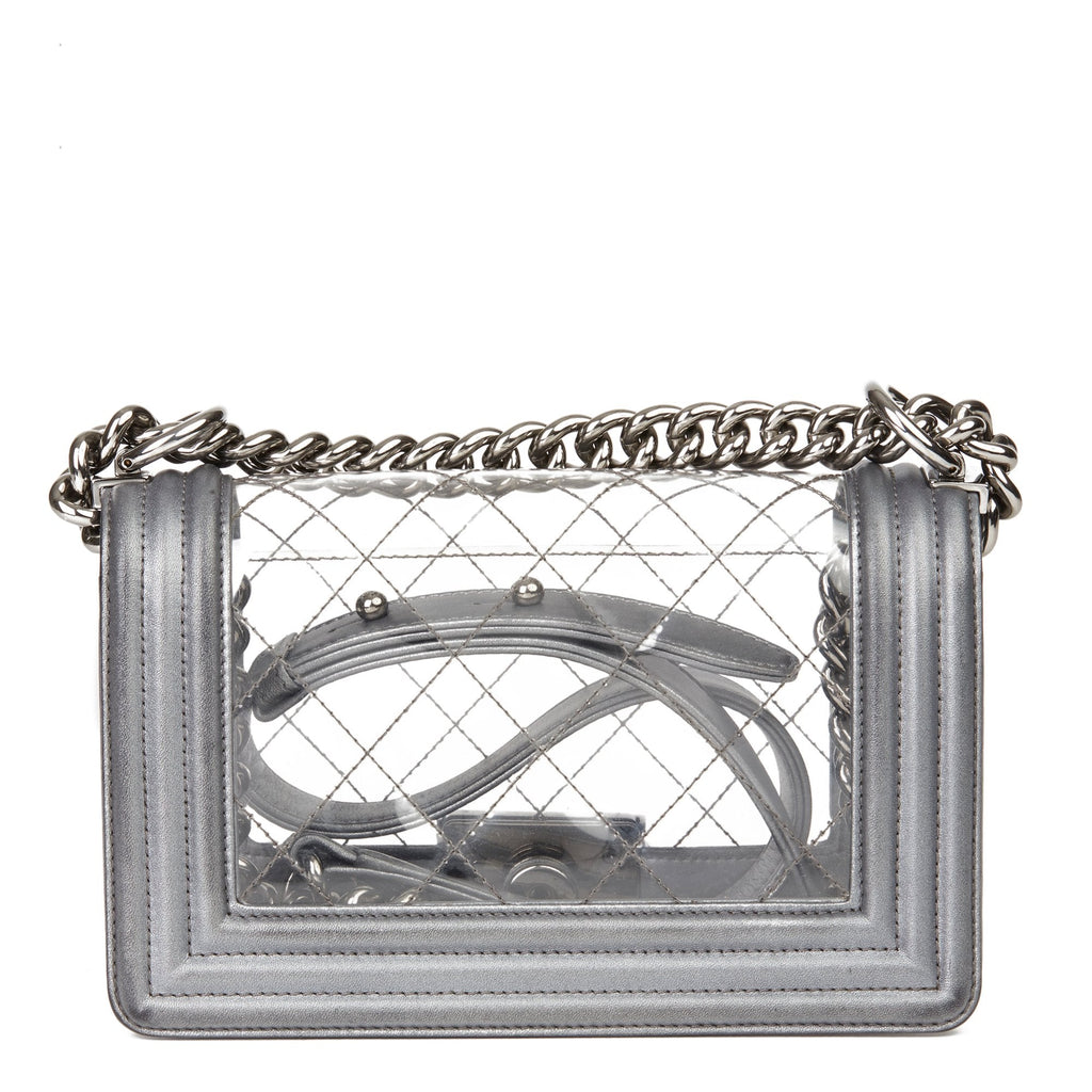 CHANEL SMALL TRANSPARENT BOY BAG