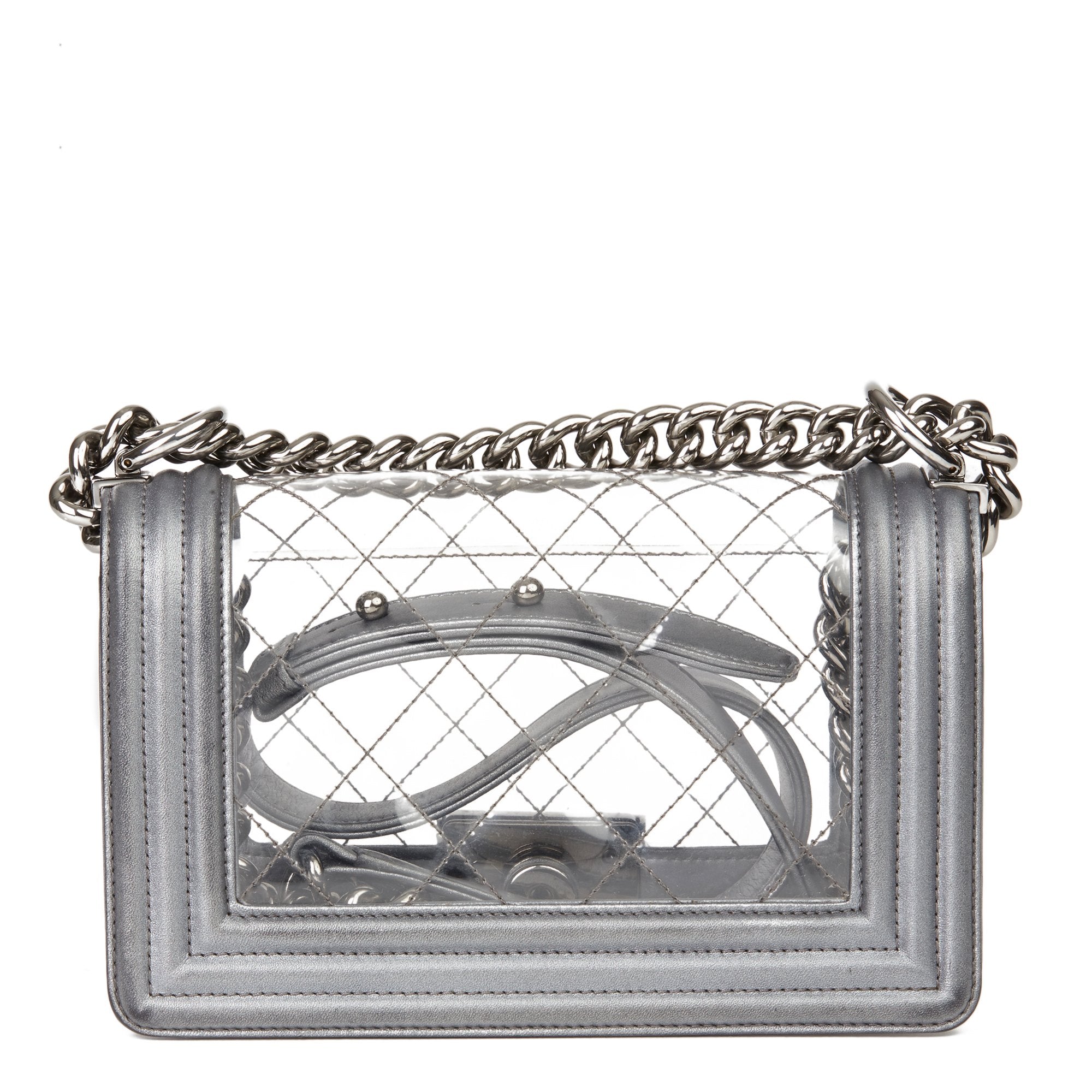 CHANEL SMALL TRANSPARENT BOY BAG