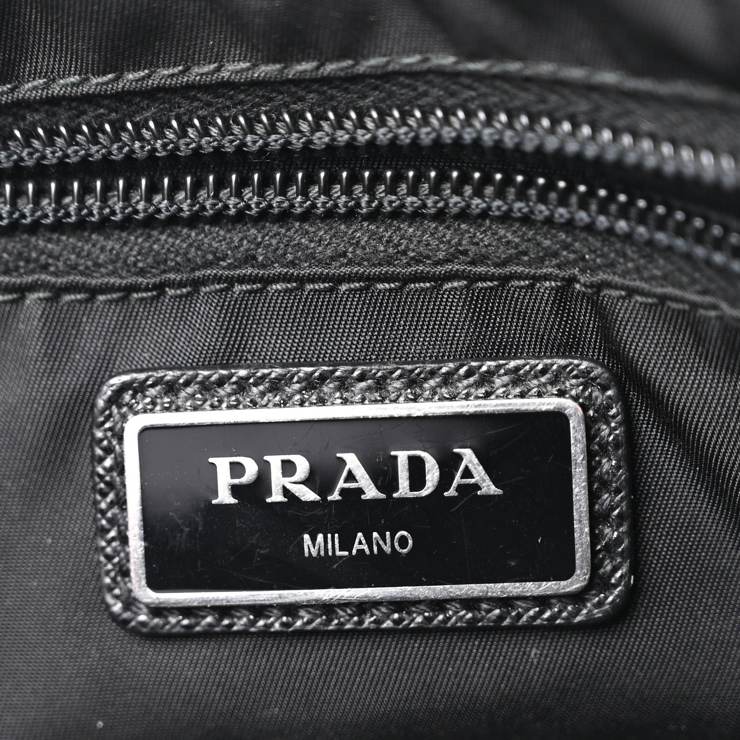 Prada Tessuto Nylon Belt Bag Black
