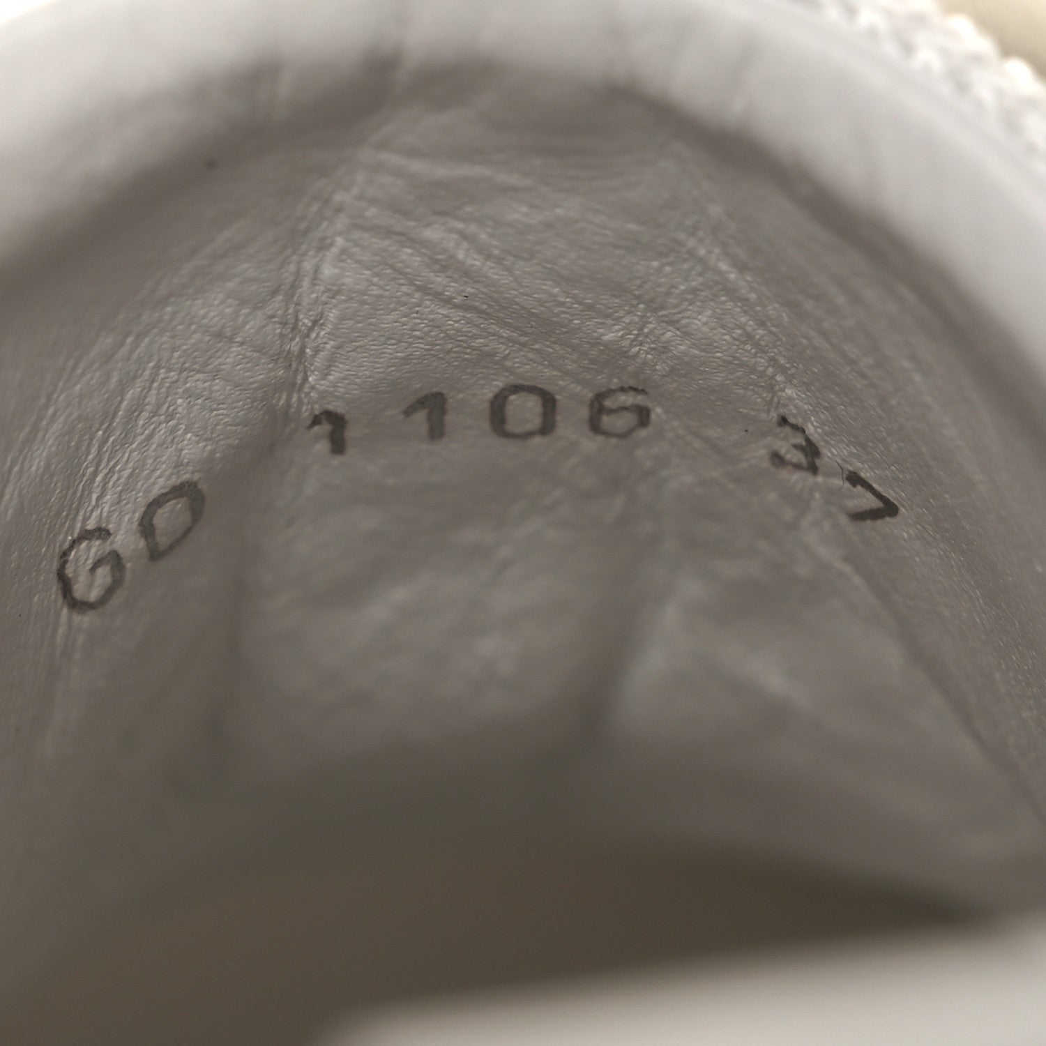 Louis Vuitton Calfskin Mesh Run Away Sneakers 37.5 White