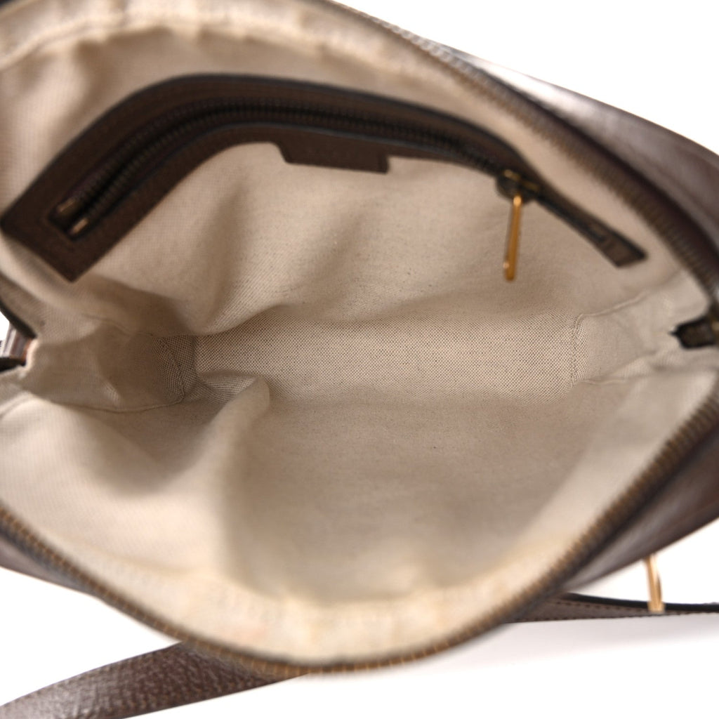 Gucci GG Supreme Monogram Web Small Ophidia Messenger Bag Brown