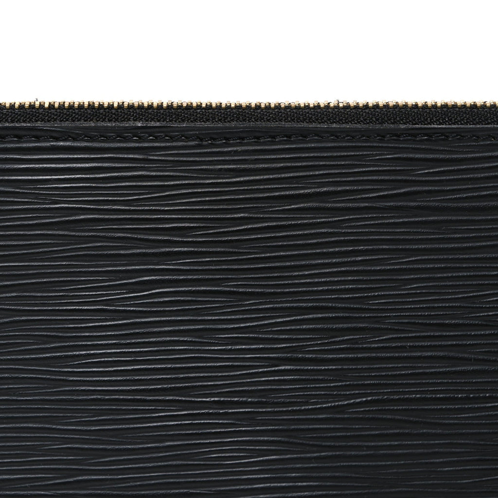 Louis Vuitton Epi Pochette Accessories 24 Black