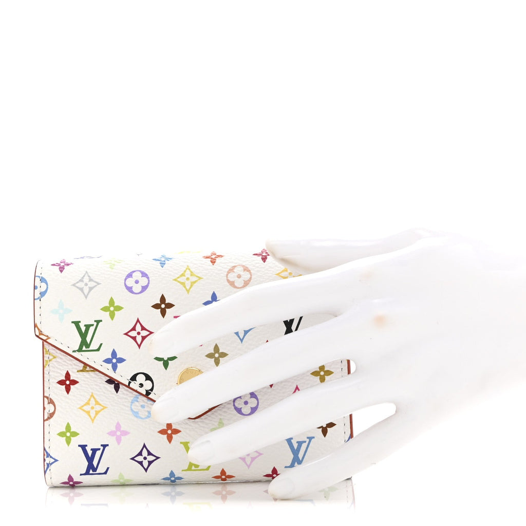 Louis Vuitton LV x TM Monogram Multicolor Victorine Wallet White