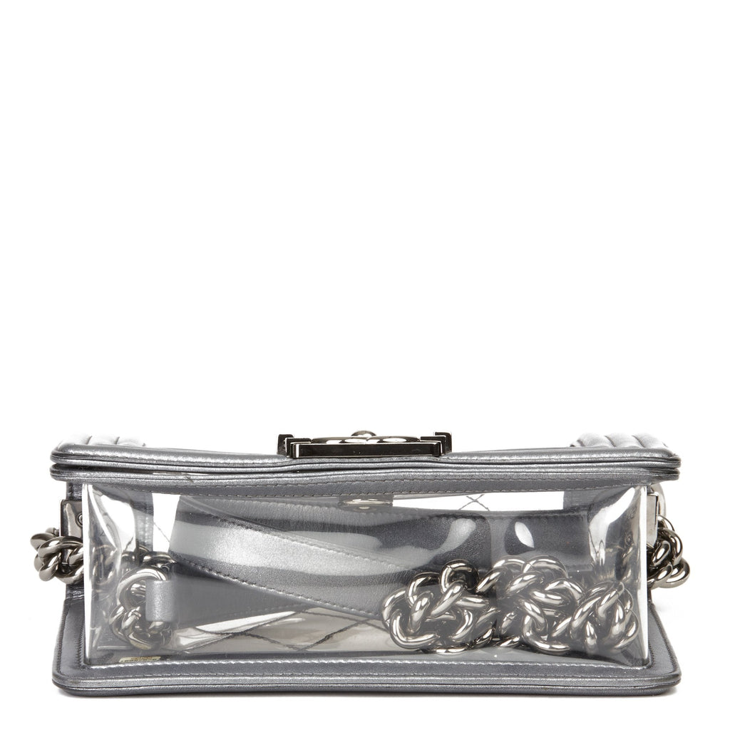 CHANEL SMALL TRANSPARENT BOY BAG