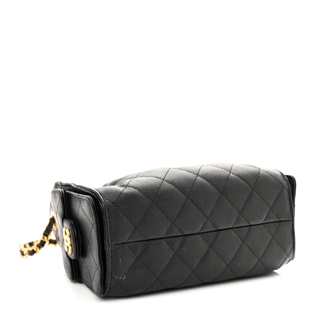 Chanel Caviar Quilted Mini Chanel 25 Handbag Black