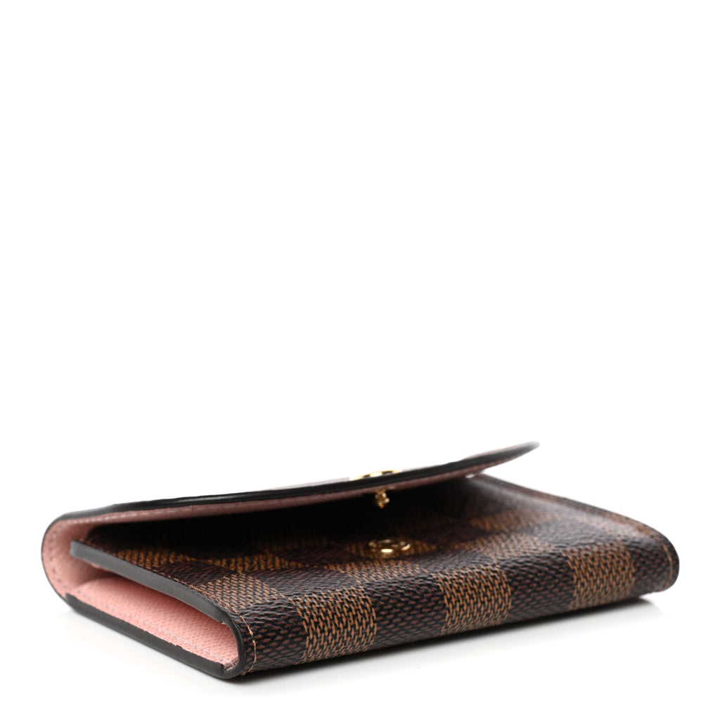 Louis Vuitton Damier Ebene Rosalie Coin Purse Rose Ballerine