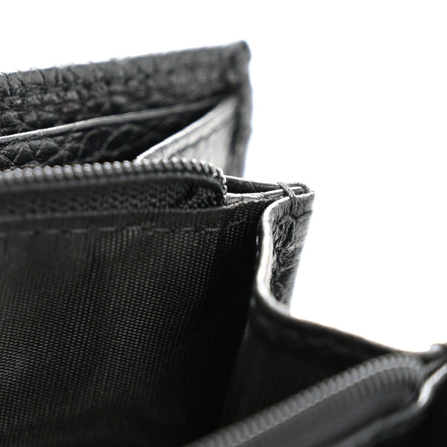 Gucci Pebbled Calfskin Large Soho Continental Wallet Black