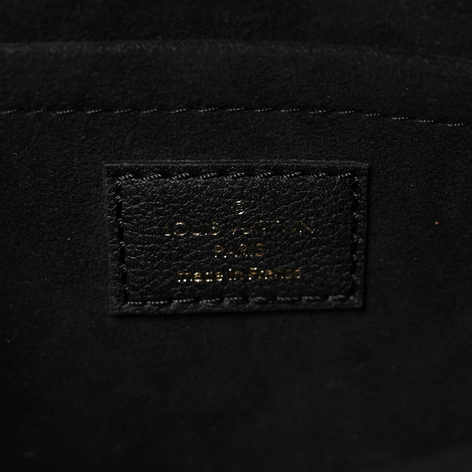 Louis Vuitton Grained Calfskin Lockme Tender Black
