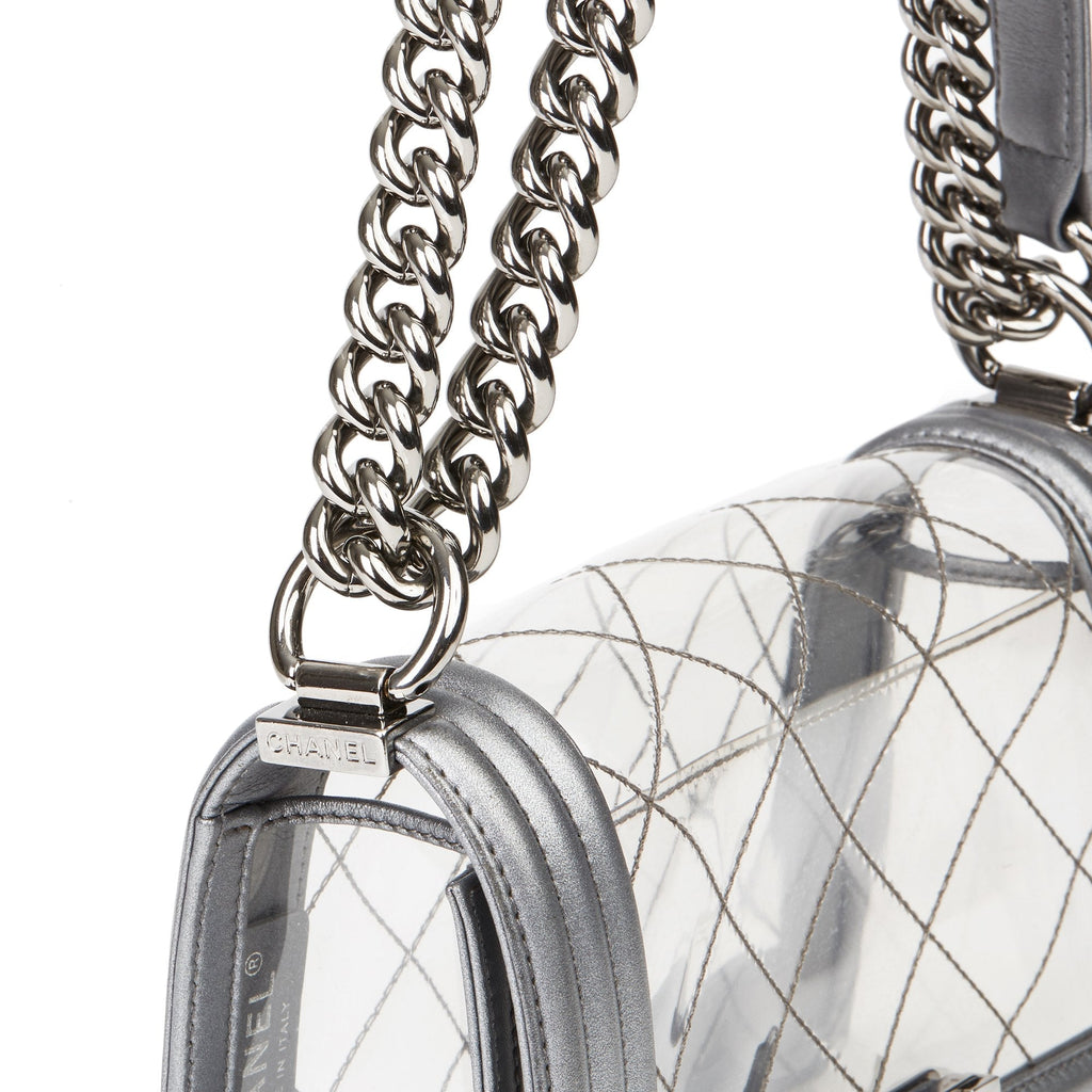 CHANEL SMALL TRANSPARENT BOY BAG