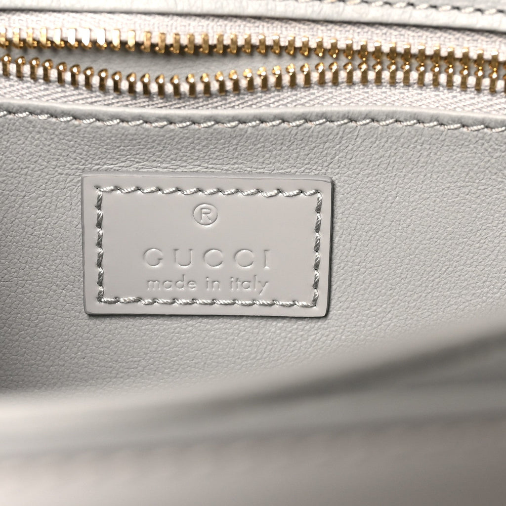Gucci Calfskin Siena Small Shoulder Bag Grey