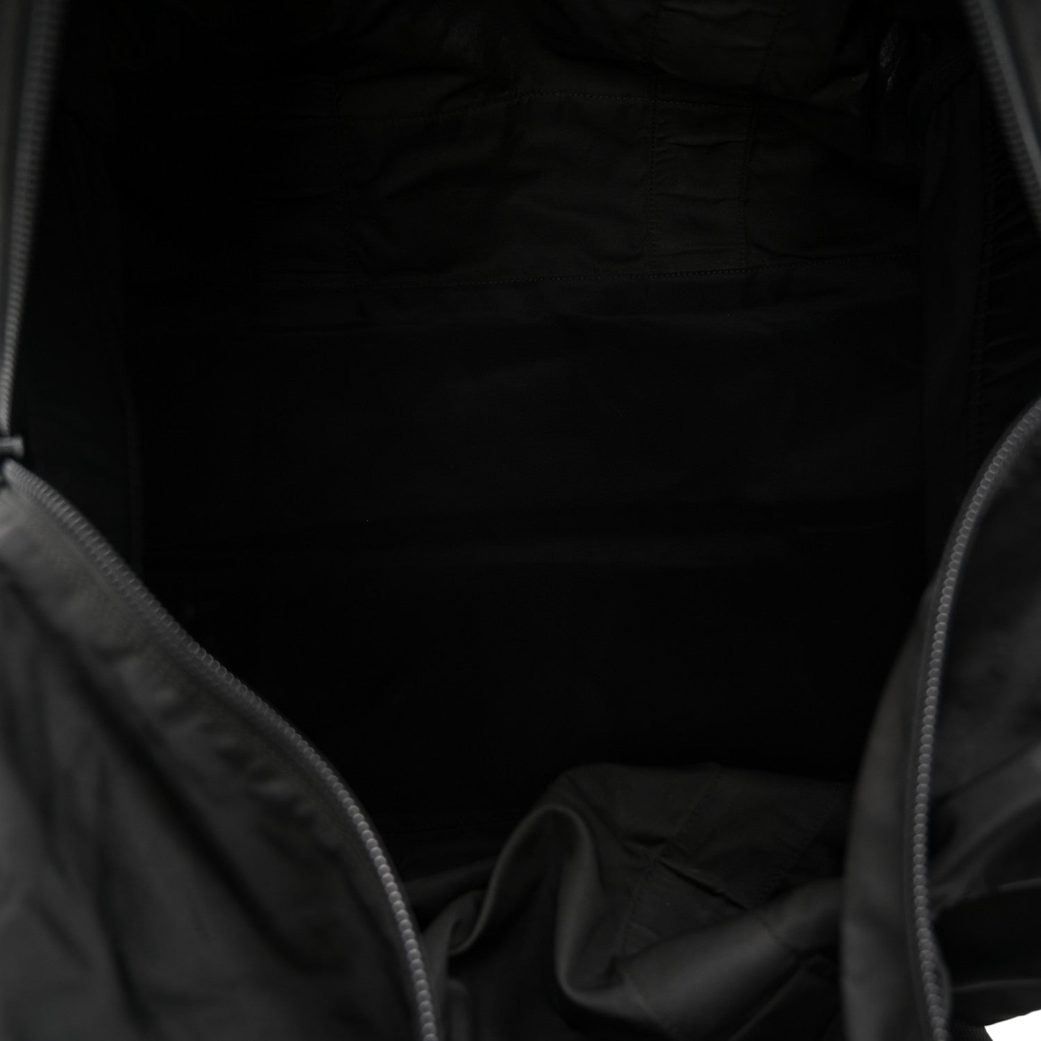 Prada Tessuto Nylon Saffiano Viaggio Duffle Black