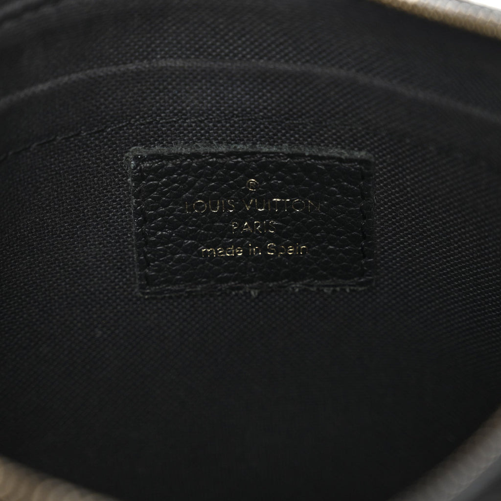 Louis Vuitton Monogram Pallas Clutch Black