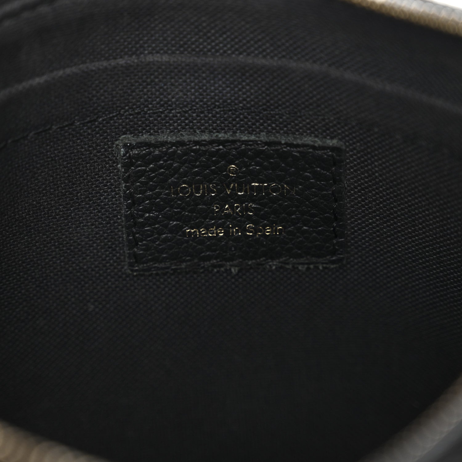 Louis Vuitton Monogram Pallas Clutch Black