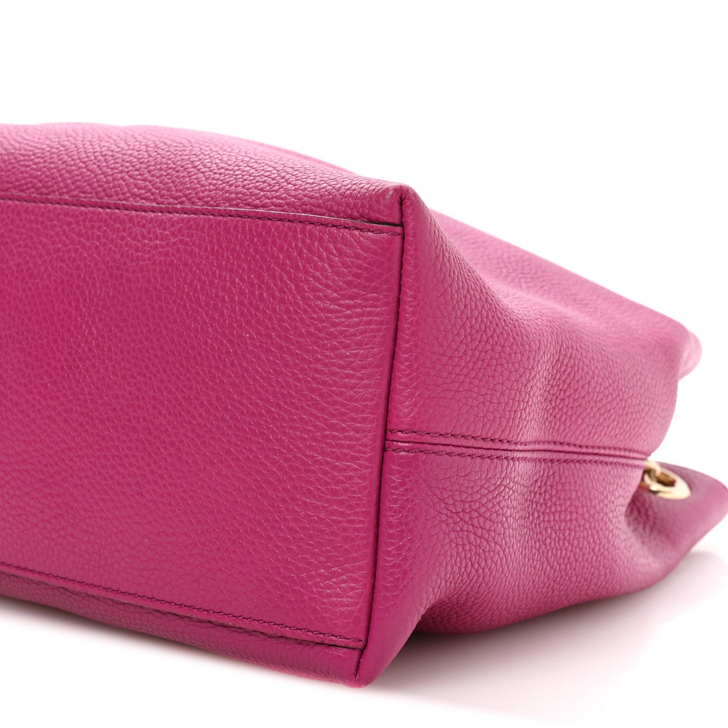 Gucci Cellarius Calfskin Medium Soho Chain Shoulder Bag Bright Bouganville