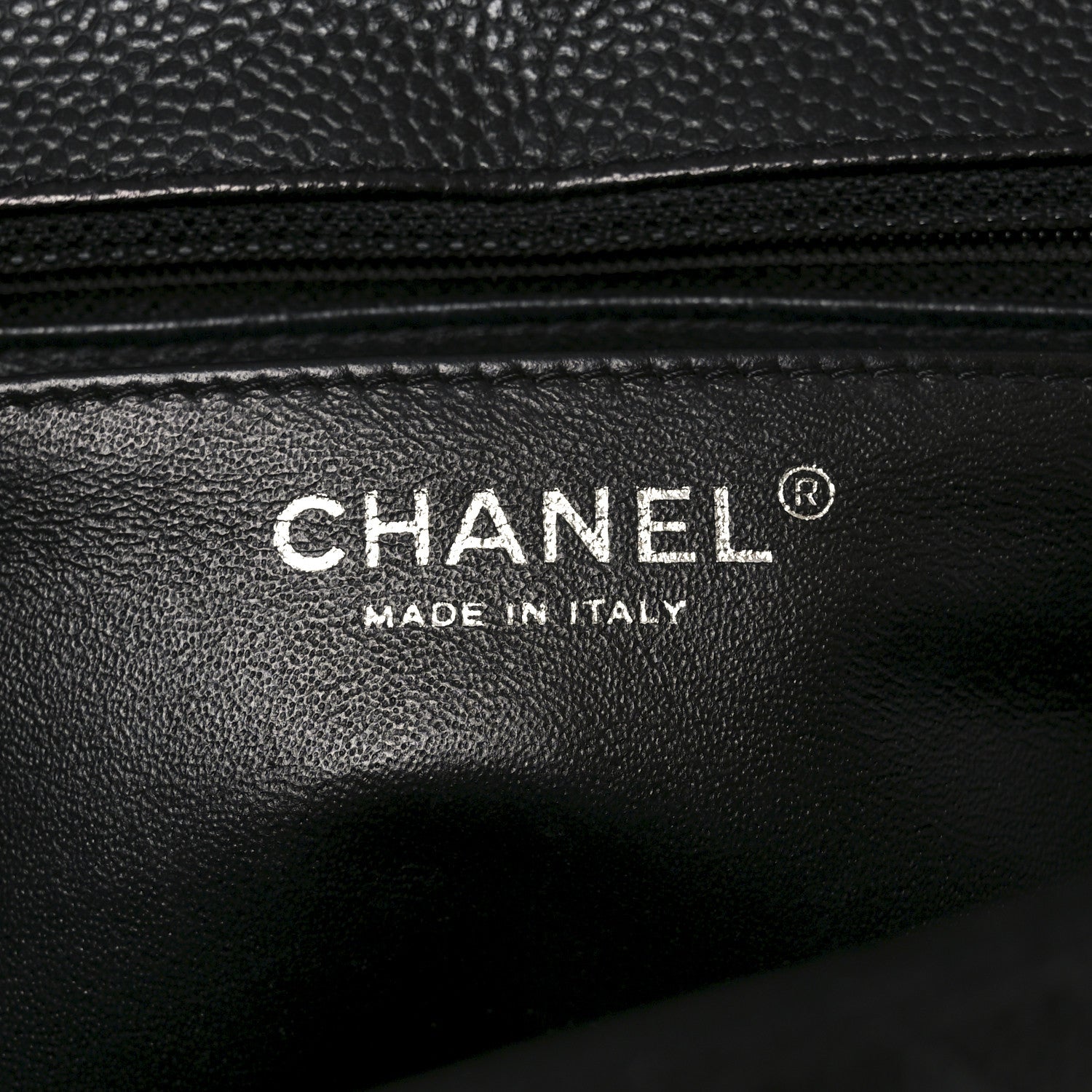 Chanel Caviar Quilted Jumbo Single Flap Black