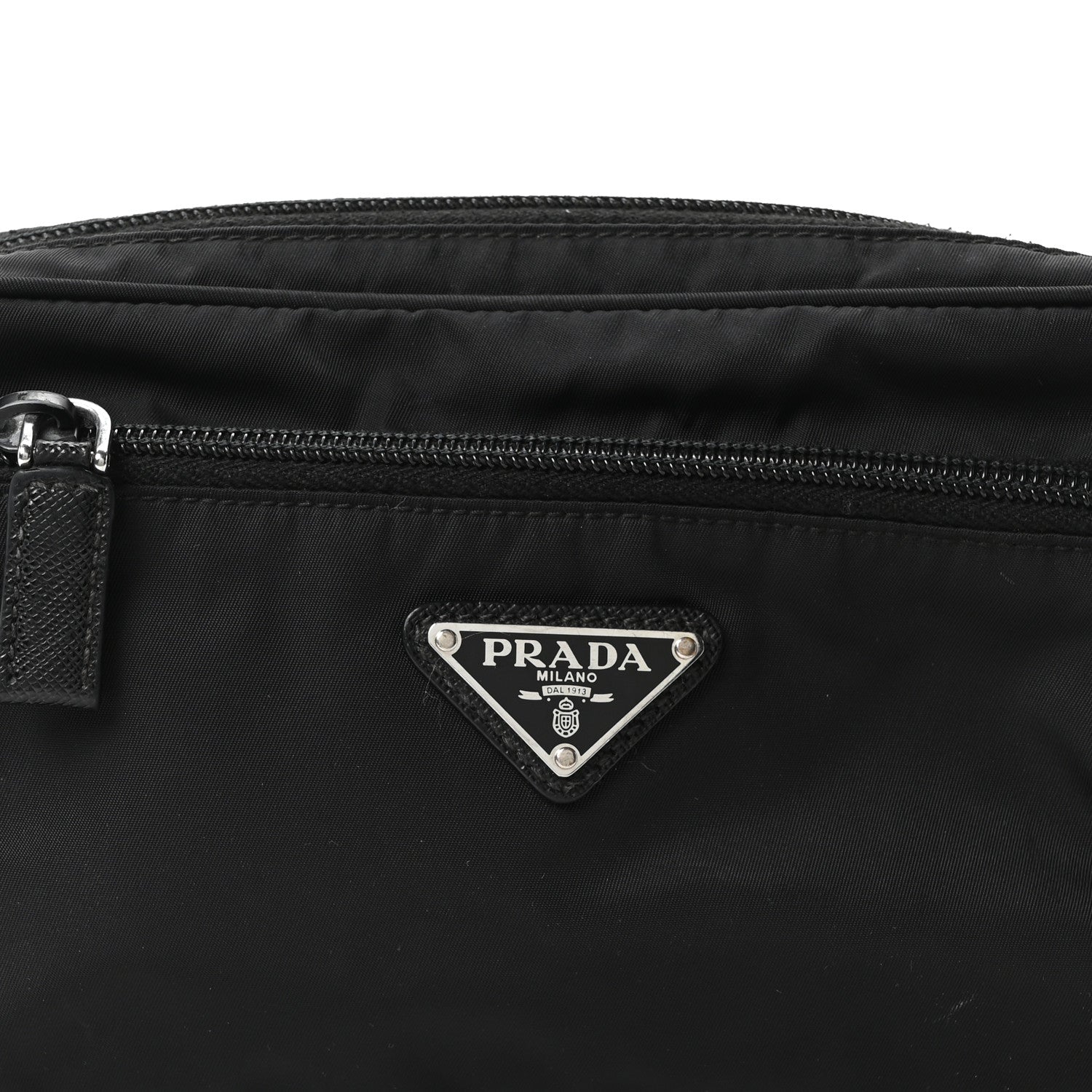 Prada Tessuto Nylon Belt Bag Black