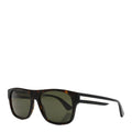 Gucci Acetate Square Frame Web Sunglasses GG0341S Tortoise
